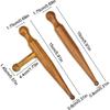 Wood Massage Stick Tool Natural Sandalwood Massager Acupoint Reflexology Tools For Full Body Relaxing Deep Tissue Foot Massage