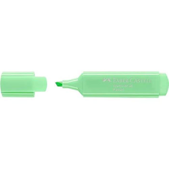 Textliner Marker - FABER-CASTELL - 1546 66 10 Lu - Pastel Colors - 10 Pieces - Beveled Tip