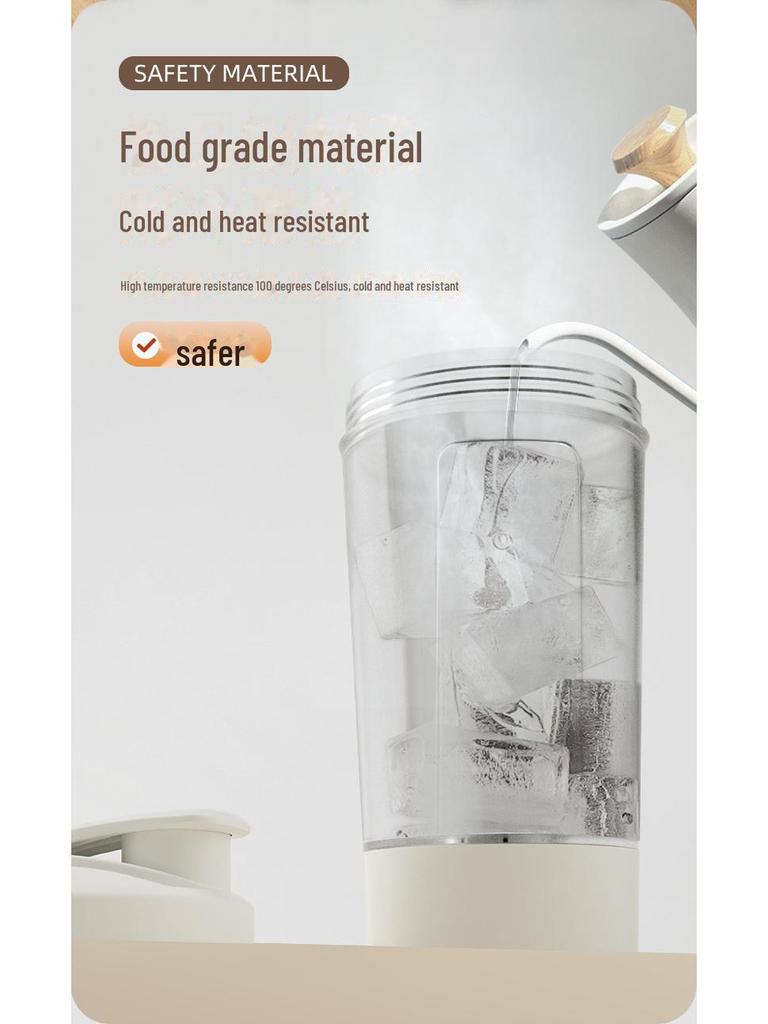 Rechargeable Automatic Mixing Cup: Electric Coffee, Protein, & Soy Milk Shaker with Scale