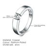 Rings Stylish Jewelry For Women Sleek Minimalist Style Cubic Zirconia Nuptial Bridal Finger Ring Light Gold Color Color Modish Kbr103Simple Rings