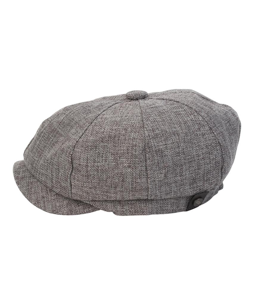 Yunibeosyeolkemiseuteuli Linen Logo Gray Banding Hunting Cap