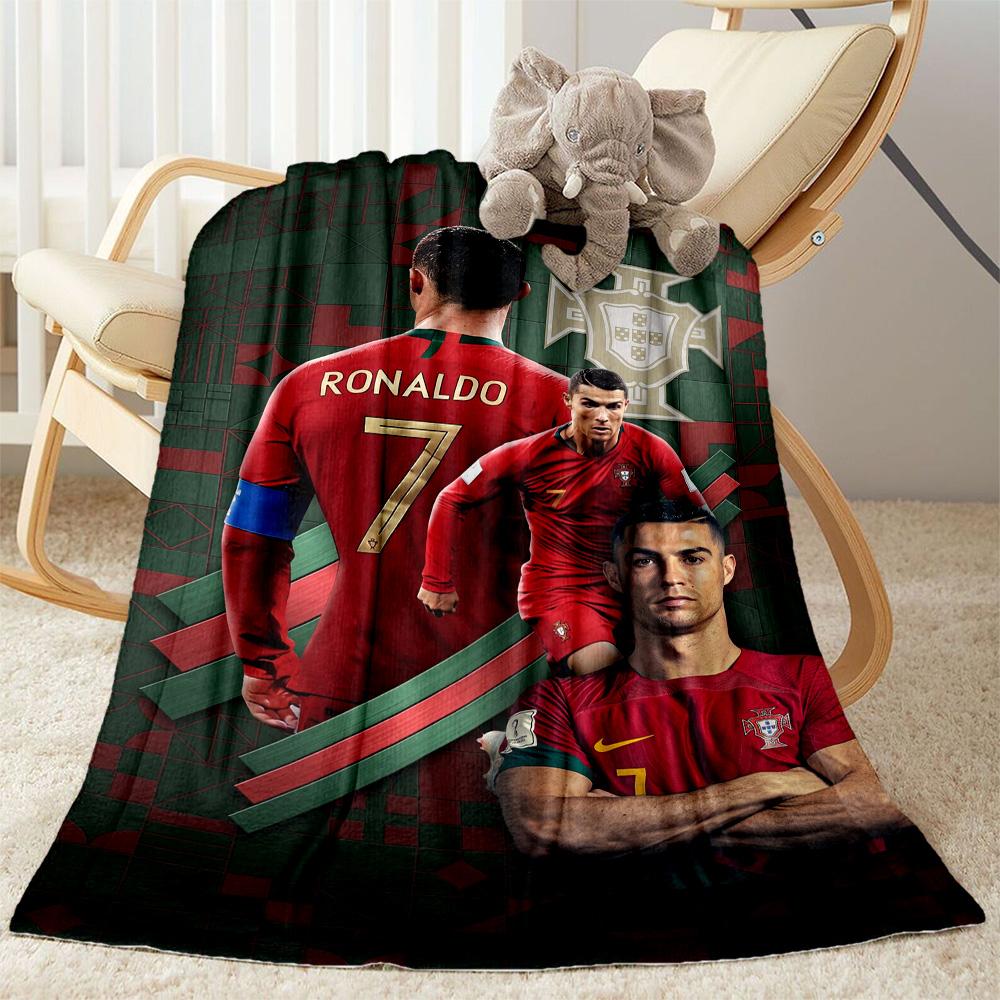 Cristiano Ronaldo 194 Blanket Durable Comfort Great for Bed Chair Bedding Four Seasons Universal Modern Gifts For Family Or Friends
