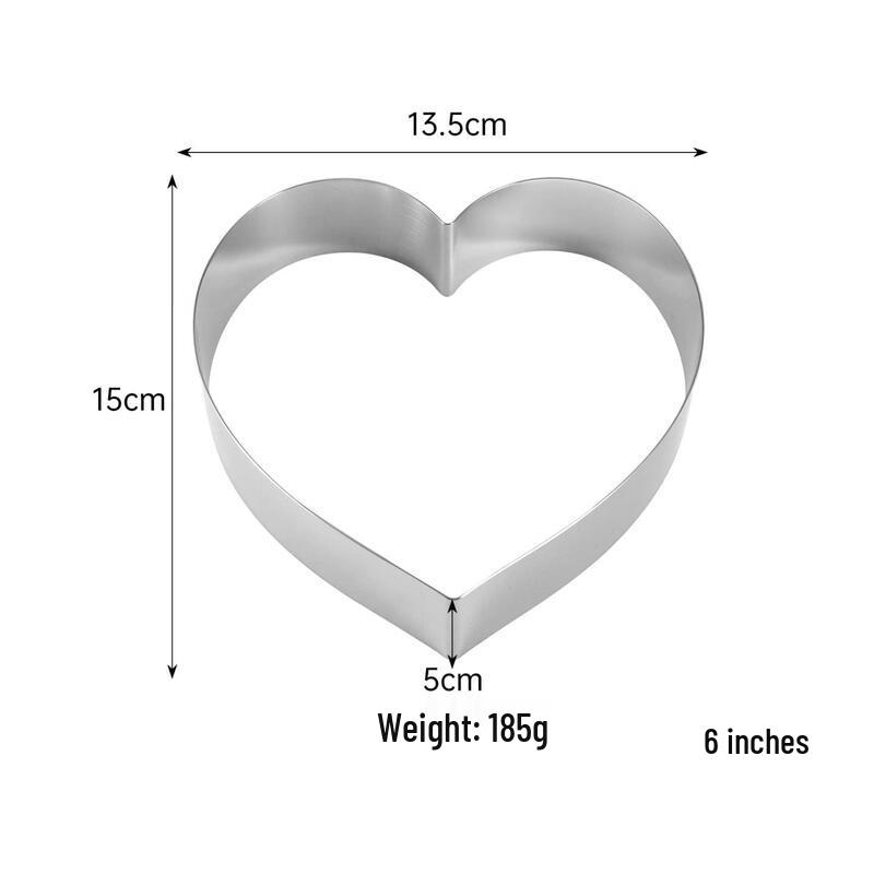 MDNG Heart-Shaped Mousse Ring Baking Mold