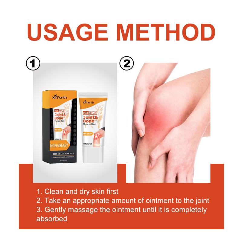 Joint Bone Balm for Neck Lumbar Wrist Pain Long Lasting Relief Natural Herbal Formula Suitable for Office Home Use