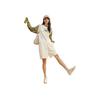 Anta Life Series Round Neck Pullover Raglan Long Sleeve Sweatshirt Women sweatshirt Paper-White 162418754-1