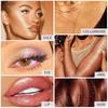 4 Color Body Glitter Spray Face Glitter Powder Highlighter Sexy Contour Blusher Moisturize Waterproof Multi-Purpose Glitter Spra