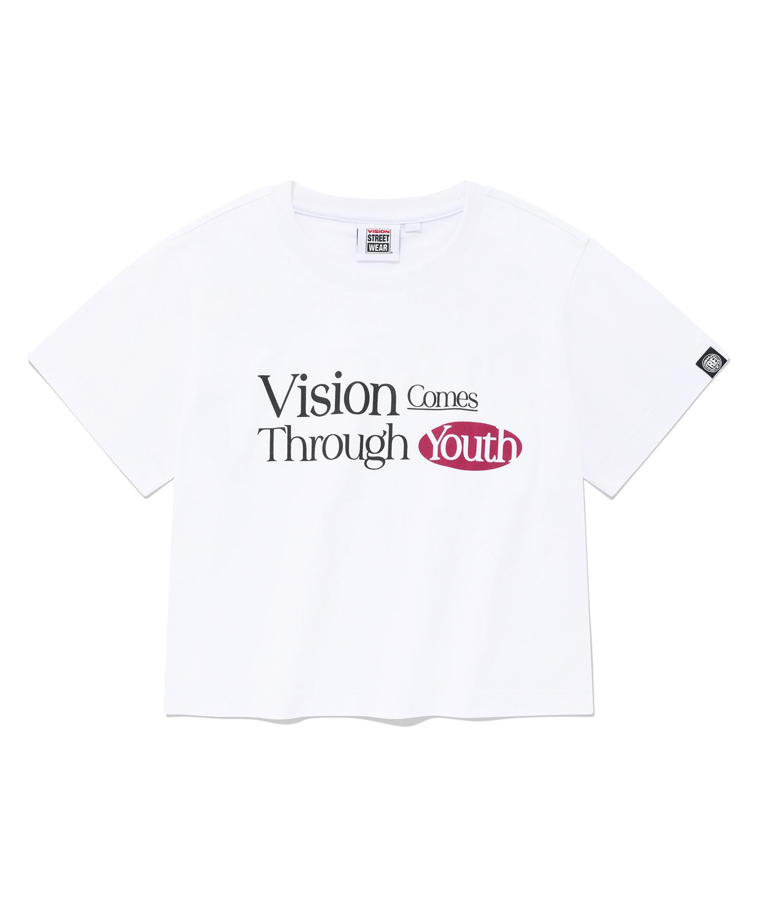 Vision Streetwear Vsw Crop Youth T-Shirts White Free