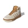 Adidas Neo 100Db Mid Leather Comfortable Versatile Durable High-Top Sneakers Unisex Sneakers Gray White Brown IG1573
