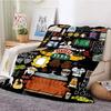 Cozy F-Friends Comedy Movie Characters Flannel Blanket for Beds Room Decoration Picnic - Customizable Gift Blanket