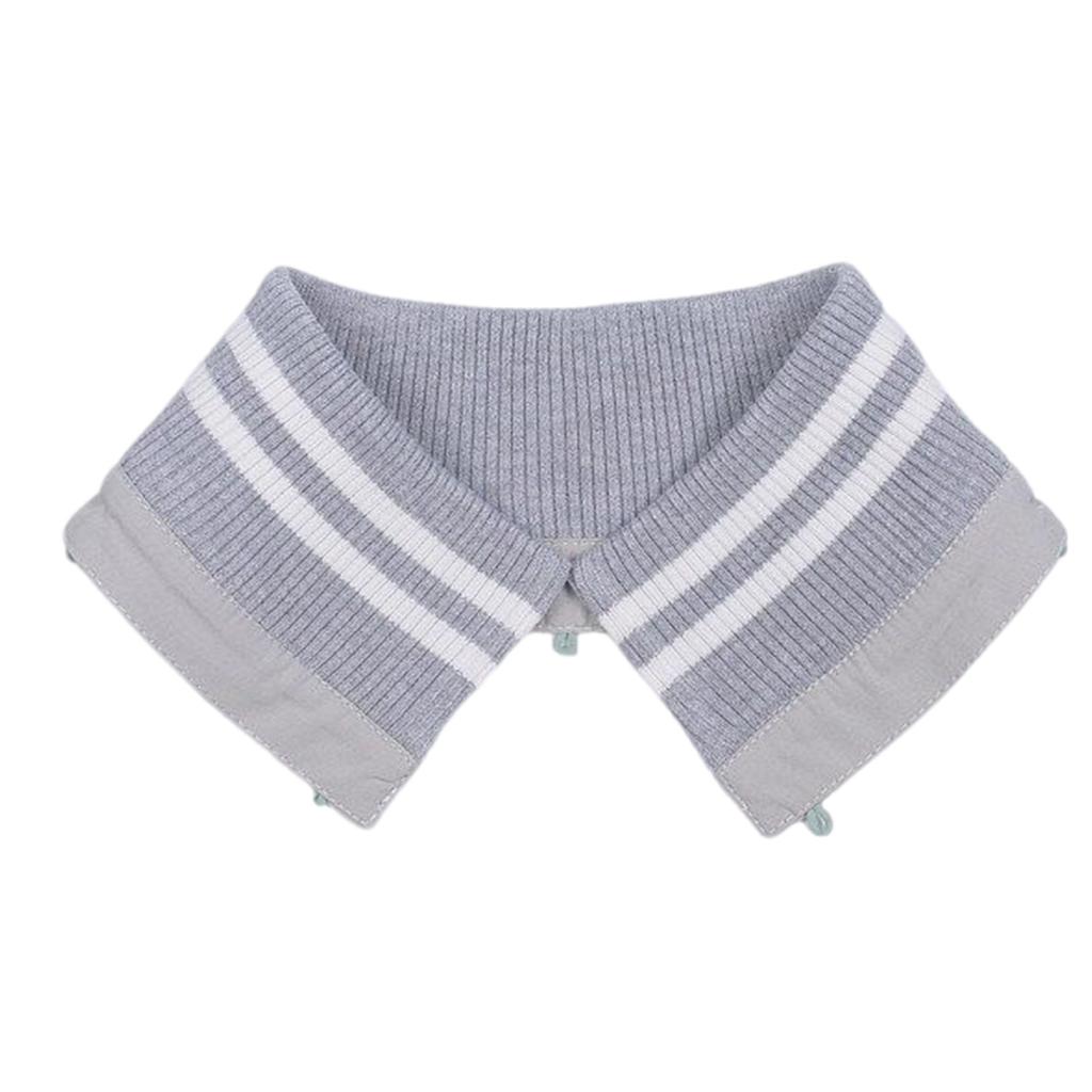 Stylish Striped Collar Removable Collar Protectors For Down Jackets Great For Everyday Use Winter Coat Collar Guards