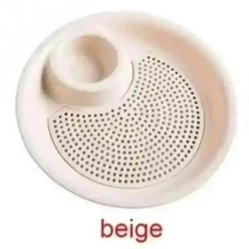 

Блюдце для соуса, тарелка для соуса, блюдо для соуса, дренажное, пищевой класс, двухслойный дизайн, миска для пельменей, удобство, кухонные инструменты, принадлежности бежевый