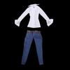 1/6 Casual Shirt Clothes Out 12'' Female Figures