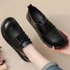 Retro Oxford Sneaker Woman Cow Leather Shoes For Women 2026 Vintage Lace Up Mom Genuine Leather Sport Shoes Soft Flat Moccasins