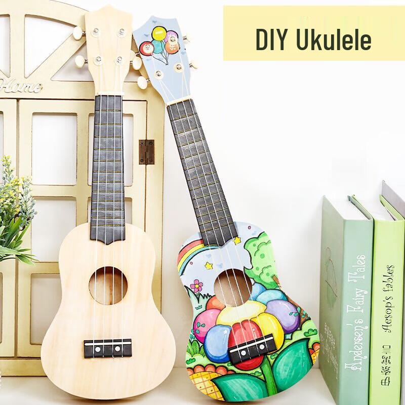 B.Y.K DIY Wooden Ukulele Painting Kit