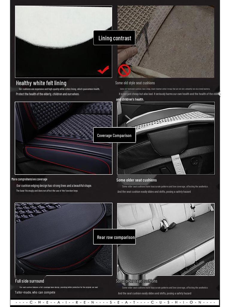 Universal Car Seat Cushion for Four Seasons - Zhonghua Models V3/V5/V67, Junjie FRV/FSV, H330/H230 - Summer Full Wrap Cover