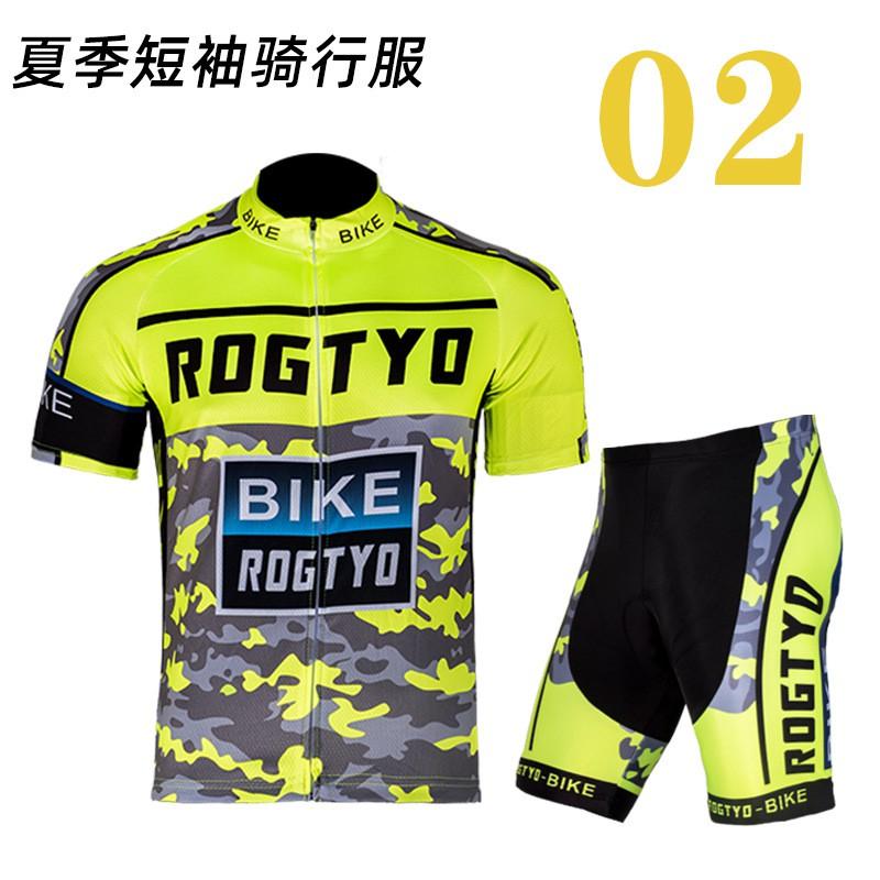 Men Women Cycling Jersey Set Short Sleeve Mountain Road Bike Sportswear Breathable Riding Apparel