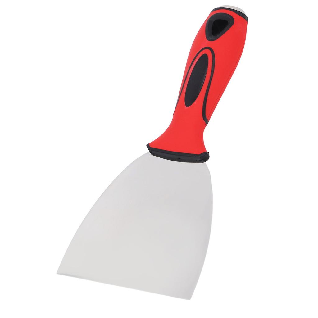 Paint Scraper 4 Inch Stainless Steel Soft Rubber Non Slip Handle Putty Scraper Tool