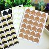 24Pcs/1 Sheet Photo Corner Stickers Make and Paste DIY Photo Album Accessories Paper Kraft Paper Corner Stickers