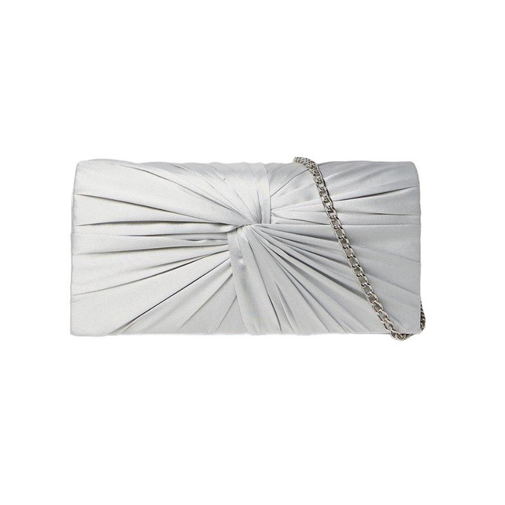 Dorothy Perkins Beauty Satin Twisted Clutch Bag