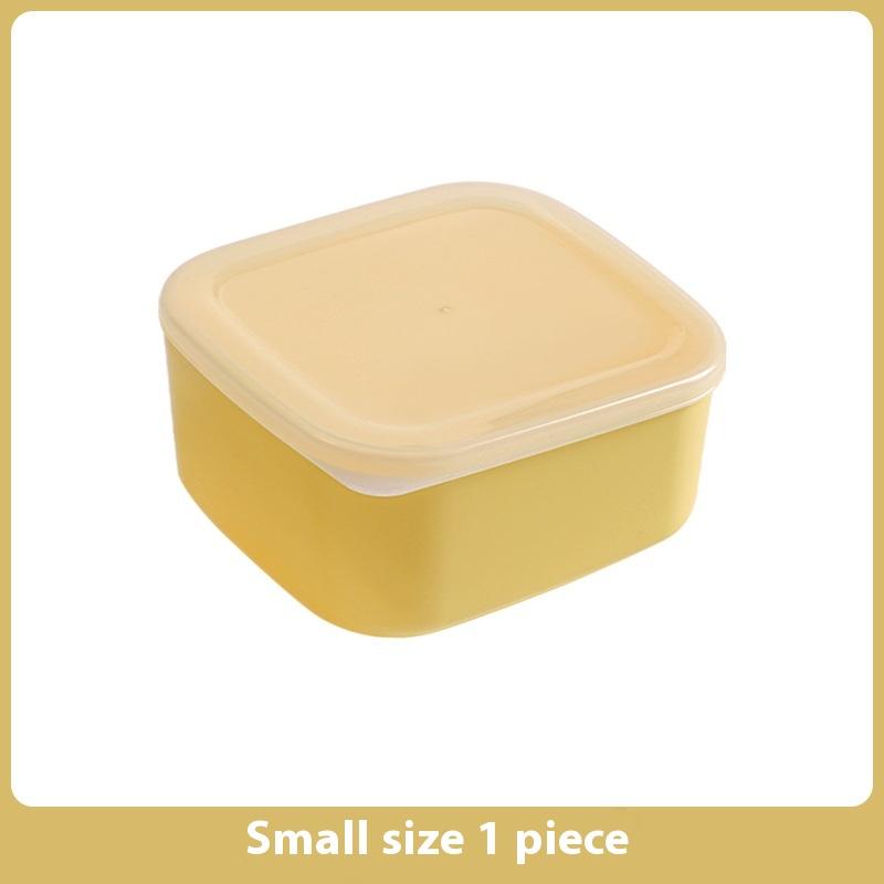 

1Pc Butter Cheese Slice Holder With Lid Plastic Clear Sliced Cheese Container Fridge Storage Box Airtight Holder