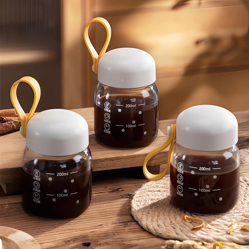 Портативная нагреваемая стеклянная бутылка для хранения традиционных лекарств