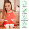 Adjustable Measuring Spoon Plastic Measuring Spoons Set with Adjustable Scale Kitchen Baking Tablespoon and Teaspoon Set JT576