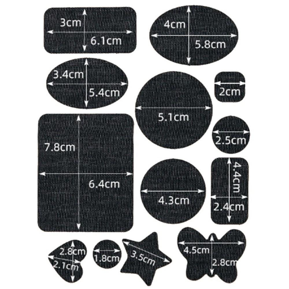 Reinforcement Repair Patches Blue Denim Clothing Patches New Self-Adhesive Patches  for Knee Repair
