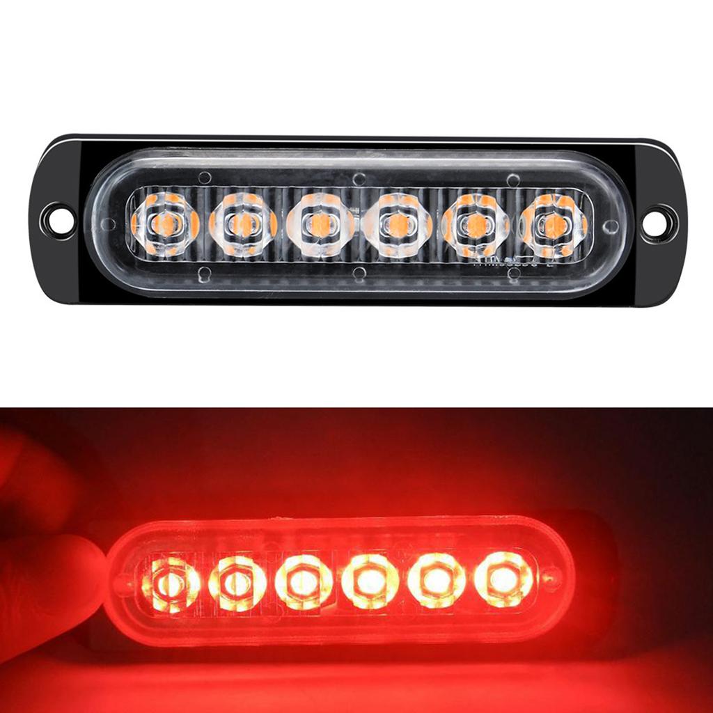 12-24V LED Strobe Warning Lights Warning Emergency Flashing Lights Caution Light Bar for Car Truck
