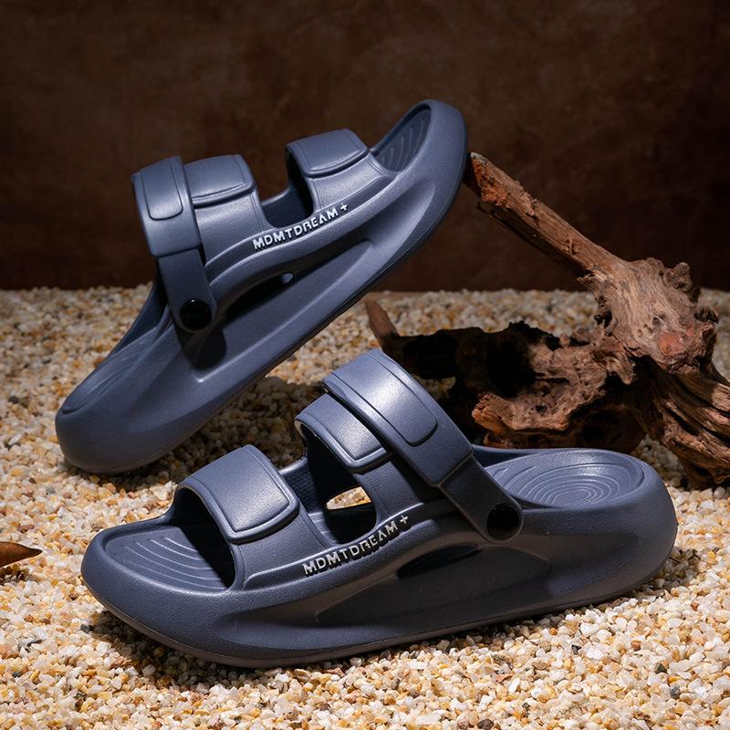 Man Sandals Fashion Sports 5CM Thick EVA Sole Comfortable Soft QuikFoam Slippers Slides Beach Street