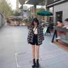 2025 New American Retro Plaid Shirt Temperament Commuting Fashion Niche Loose Versatile Shirt Long-sleeved Jacket