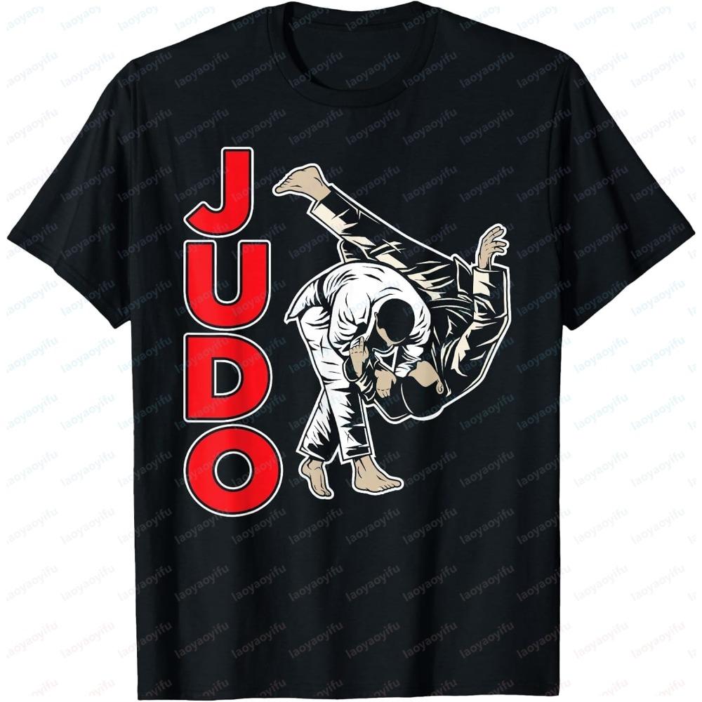 Judothemed Martial Arts Tshirt Fashionable Casual and Breathable Suitable for Both Men and Women