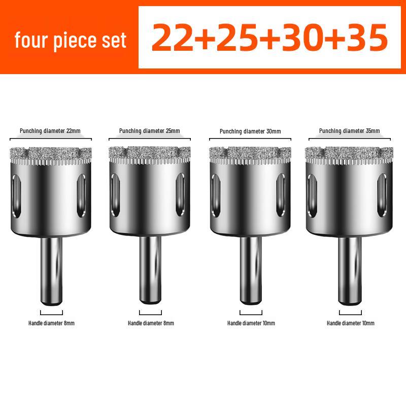 6mm Multifunctional Glass & Tile Drill Bit Set for Marble