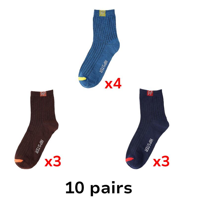 Chaussettes de sport pour hommes, chaussettes décontractées, chaussettes de maison, chaussettes en coton respirantes et confortables