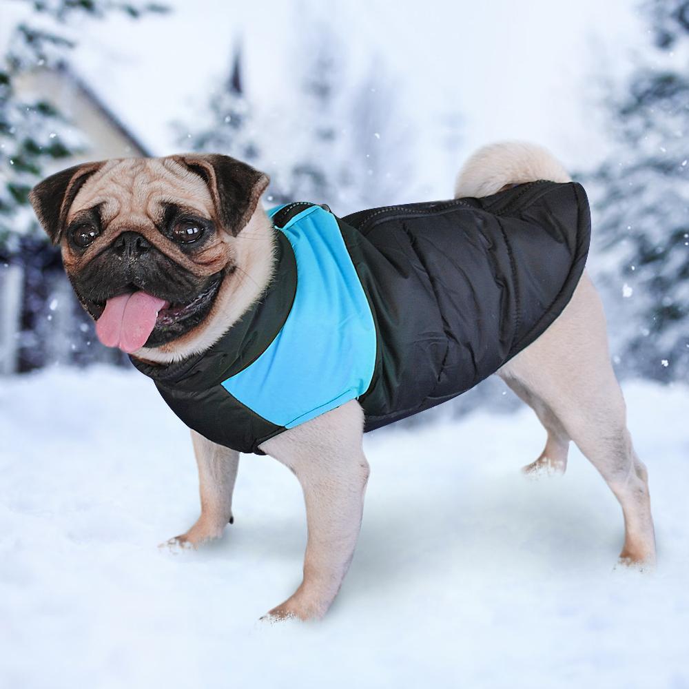 Winter Dog Clothes Jacket Waterproof Warm Dog Vest Coat Pet French Bulldog Clothes Outfit for Medium Large Dogs Labrador S-7XL