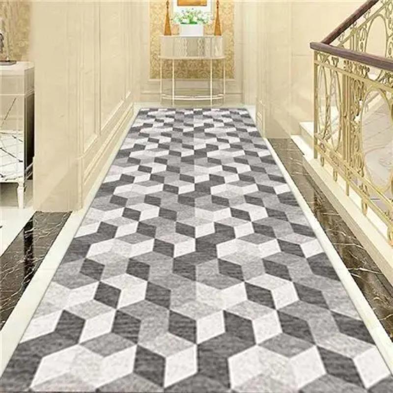 Moderne Geometrische Lange Flur Teppiche Wohnzimmer Schlafzimmer Teppiche Treppenhaus Flur Dekor Korridor Gang Party Hochzeit Gastfamilie