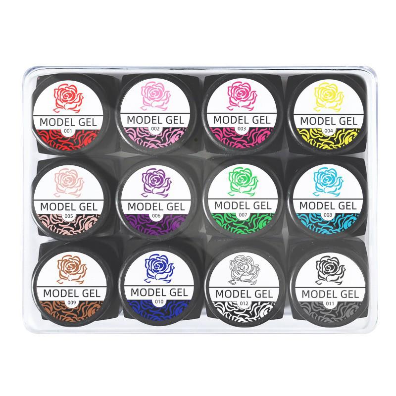 

3D Бесцветный гель для лепки ногтей для DIY светотерапии и стереоскопического моделирования