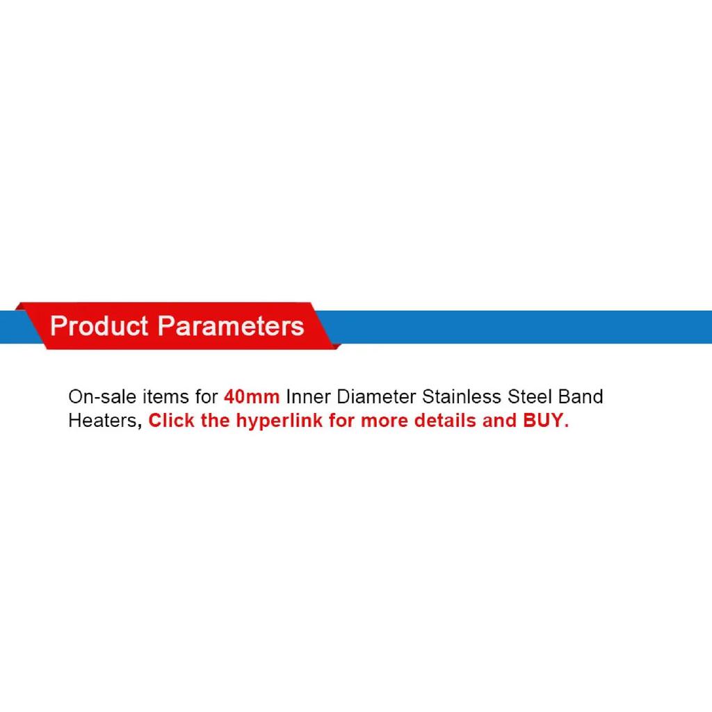 LJXH 110V/220V/380V Injected Mould Heating Element Band Heater Power 170W/180W/200W Size 40x45mm/40x50mm/40x55mm