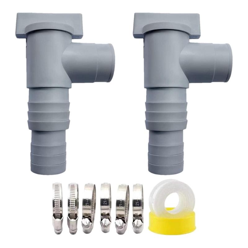 

Durable Plastic Soft Hoses Valves Water Flow Regulator Swimming Pool Accessories Great for Intex PoolSun and Water Sport 1