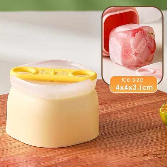 3Pcs Ice Cube Mold Food Grade BPA-Free Heat Cold Resistant Ice Cube Tray
