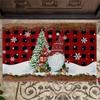 VIKAMA Christmas Decorative Floor Mat, Christmas Snowman Carpet, Indoor and Outdoor Entrance Floor Mat, Festival Home Decoration