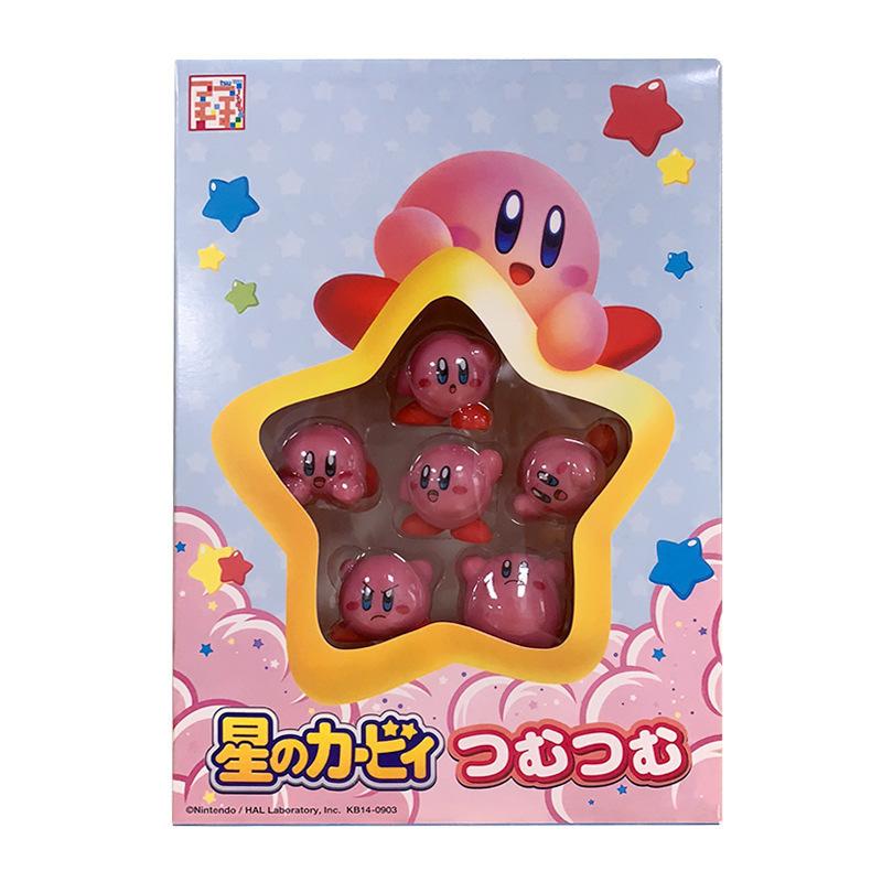 

@ 11Pcs/Set Games Star Kirby Anime Figure Cute Cartoon Pink Kirby Mini Figure Decorative Collection Toy For Children s Gifts