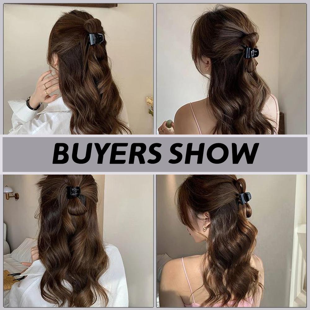 LISI HAIR Synthetic Claw Clip In Messy Bun Hair Piece Extensions Updo Hair For Women Adjustable Styles Easy Hair Pieces