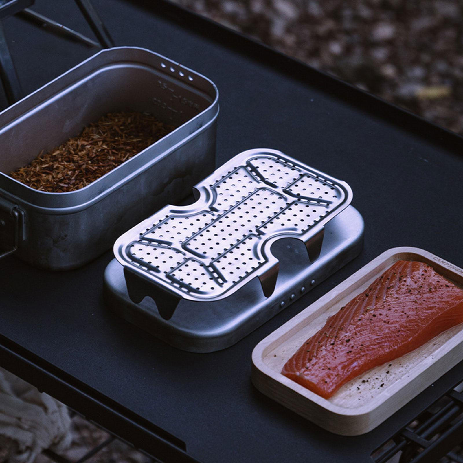 

Походный пароварочный поддон Пароварка Посуда Премиум Компактный Сверхпрочный Нержавеющая сталь Ланч-бокс Приготовление на пару