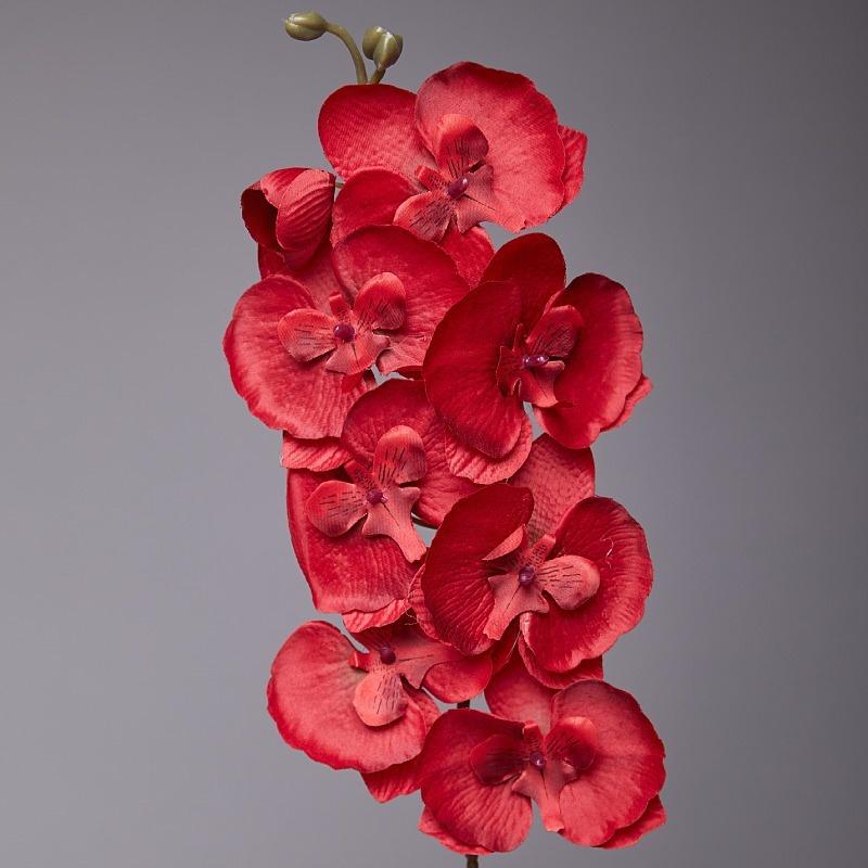 8Heads Butterfly Orchid Artificial Flower Non-woven Fabric Imitation Flower European Style Phalaenopsis Table Flower Hom