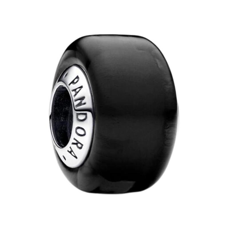 Pandora Engraved Letters Glass Necklace/Pendant Women s Black 793117C00 чёрный