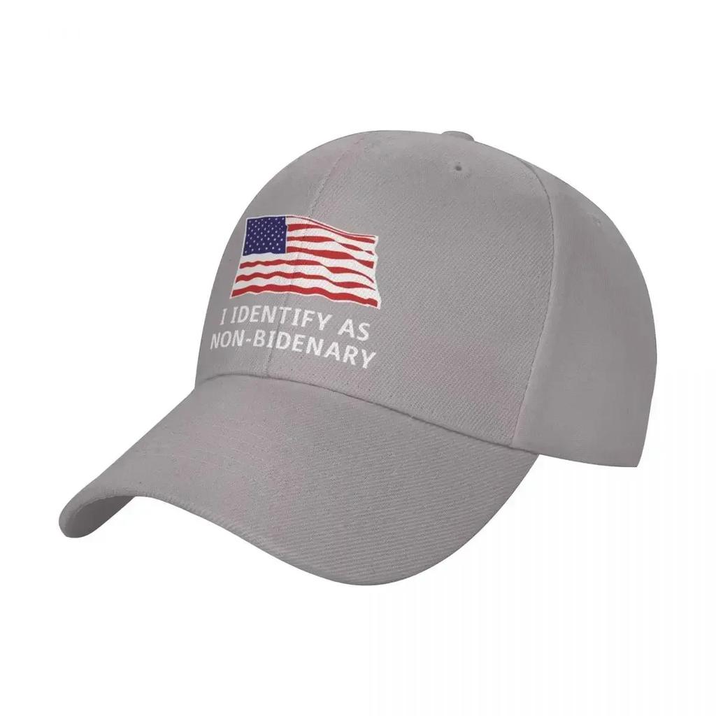 Identify As Non-Bidenary Anti-Biden Patriotic Baseball Cap Bobble Hat western Hat Women's Golf Clothing Men's