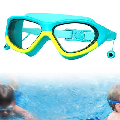 Kids Swim Goggles Children Large Frame Swimming Fashion Wide View Anti Fog Professional