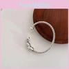 Elegant Vintage Copper Love Letter Bracelet For Women Stylish Design Geometric