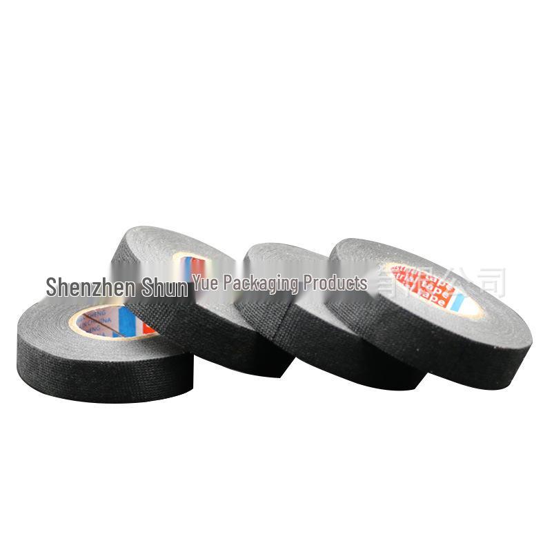 High-Temperature Flame Retardant Black Velvet Cloth Adhesive Tape for Electrical Wiring