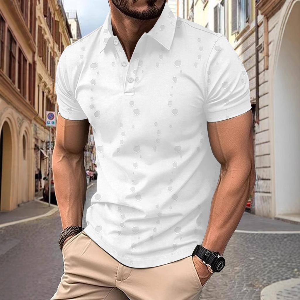 Short Sleeved Summer Collar Men's Polo Shirt